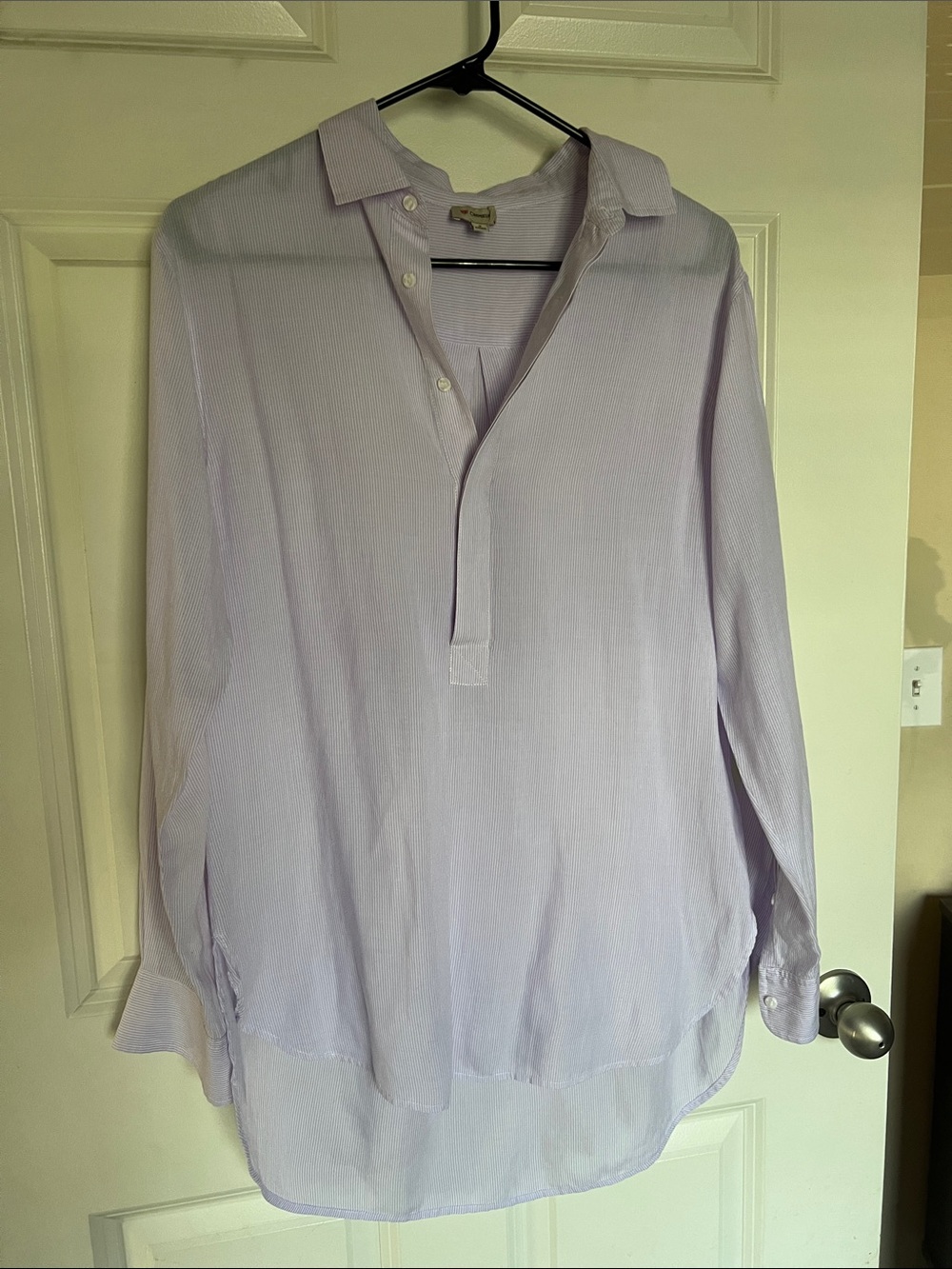 Cremieux Light Lavender Button-Down Casual Shirt